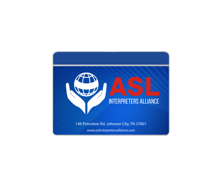 American Sign Language ID Card
