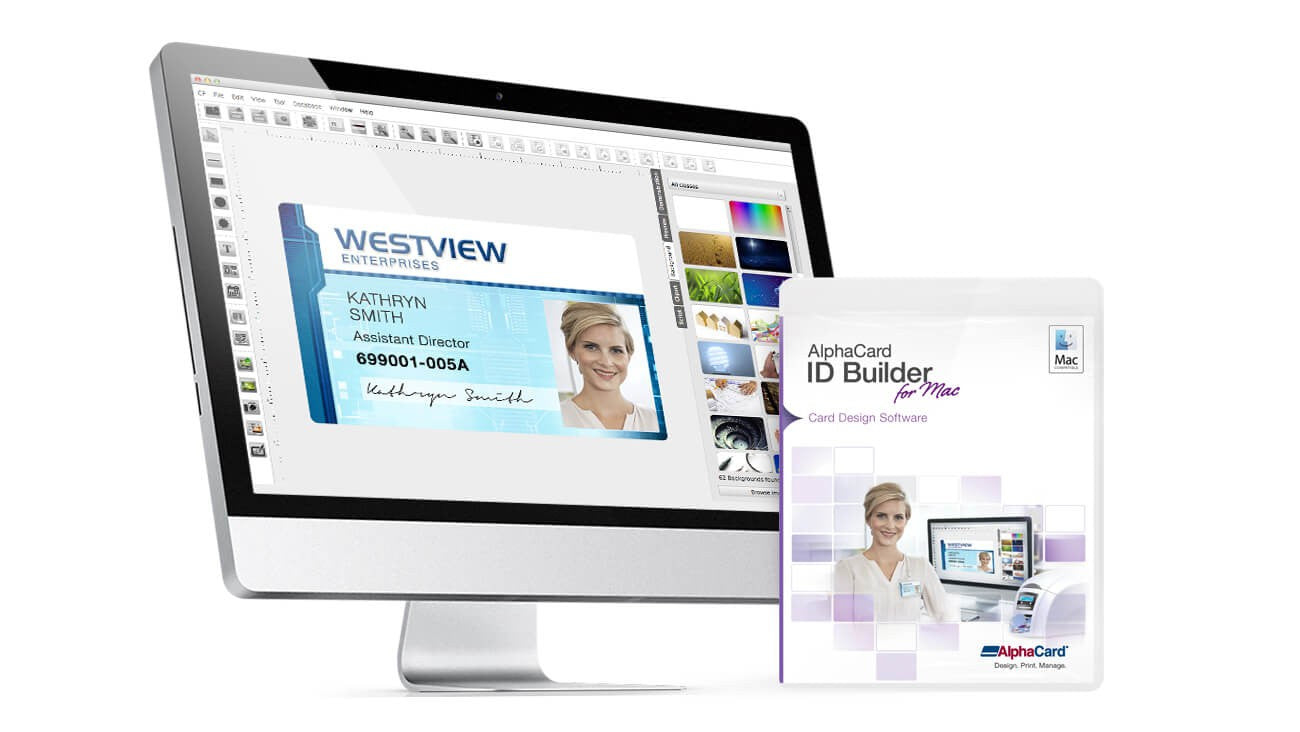AlphaCard ID Builder Standard Software