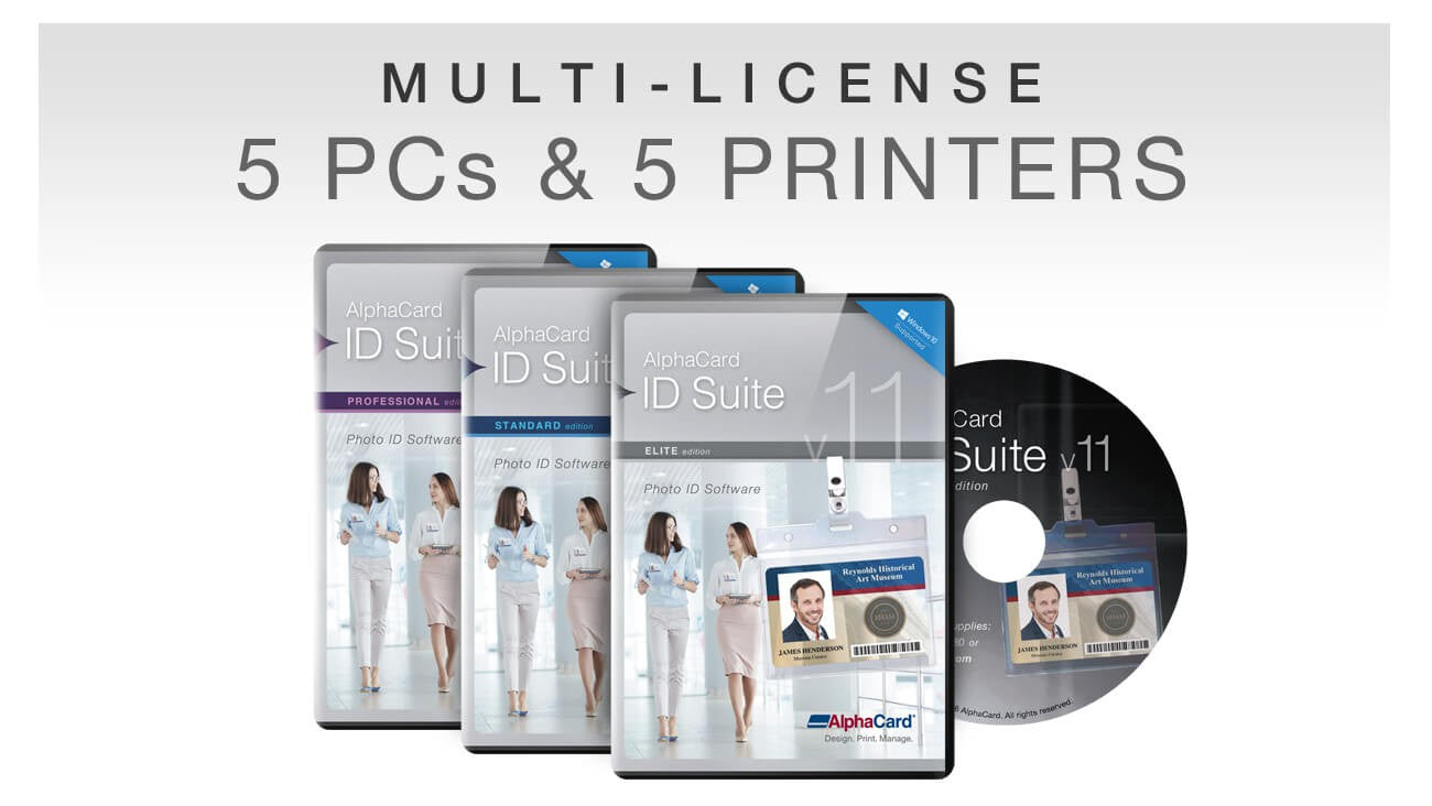 AlphaCard ID Suite Print Server v.11 Bundle