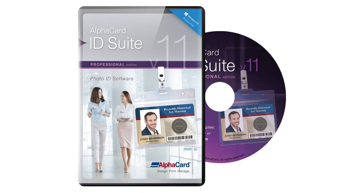 AlphaCard ID Suite Professional Software -  Single License Edition