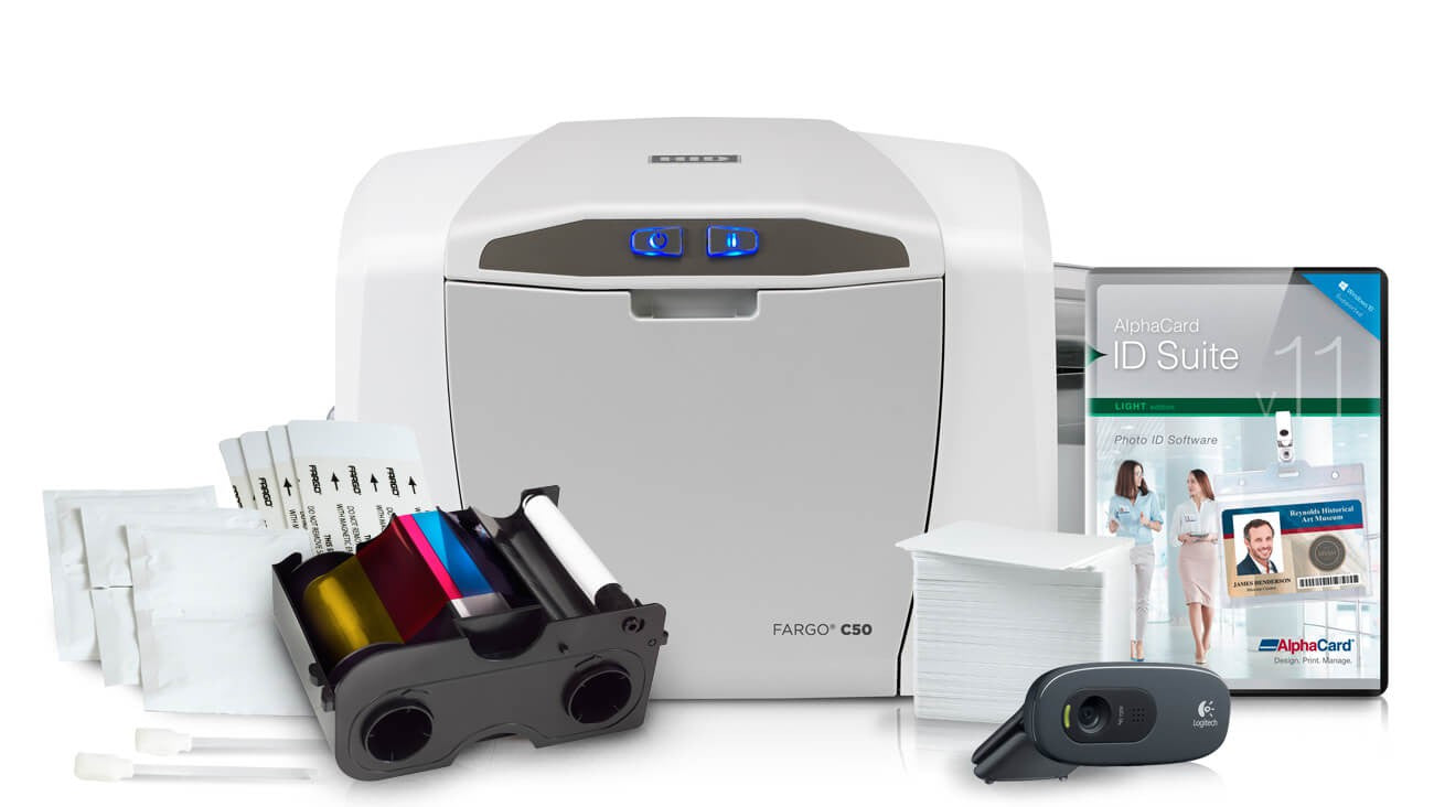 Fargo C50 ID Card Printer System