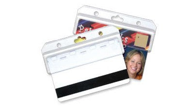 Half-Card Easy Access Badge Holder - 100