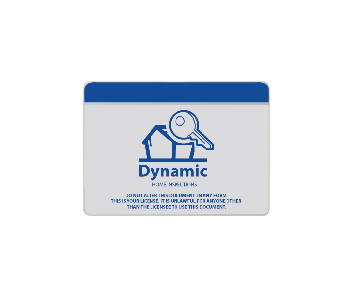 Home Inspector ID Card