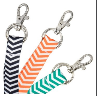 Fashion 5/8" Chevron Lanyards – Pack of 10