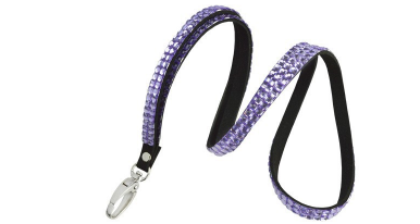 Fashion 3/8" Rhinestone Lanyards – Pack of 10