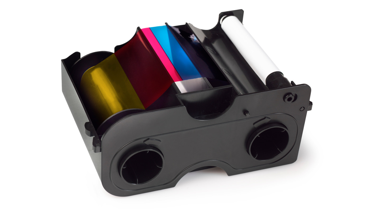 Fargo 44200-5 Ribbon Cartridge YMCKO - 250 Prints - Quantity of 5