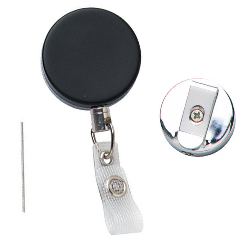 Heavy Duty Badge Reels with Reinforced Strap- Pack of 25