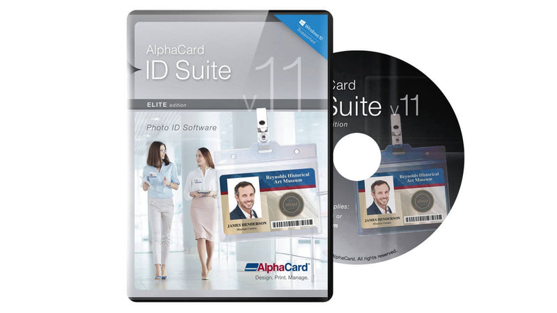 AlphaCard ID Suite Elite Software -  Single License Edition