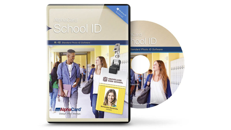 AlphaCard School ID Standard Software