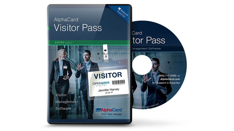 AlphaCard Visitor Pass Entry Software