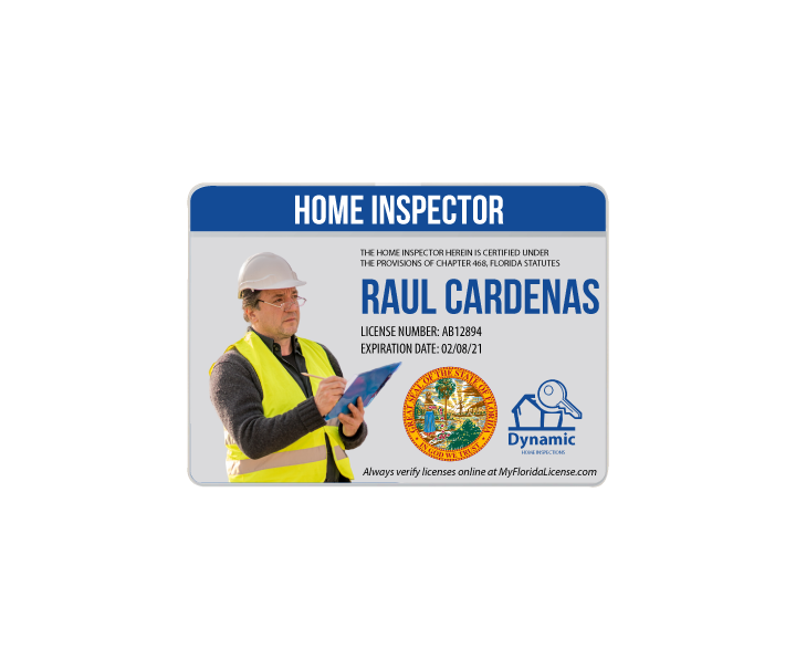 Home Inspector ID Card