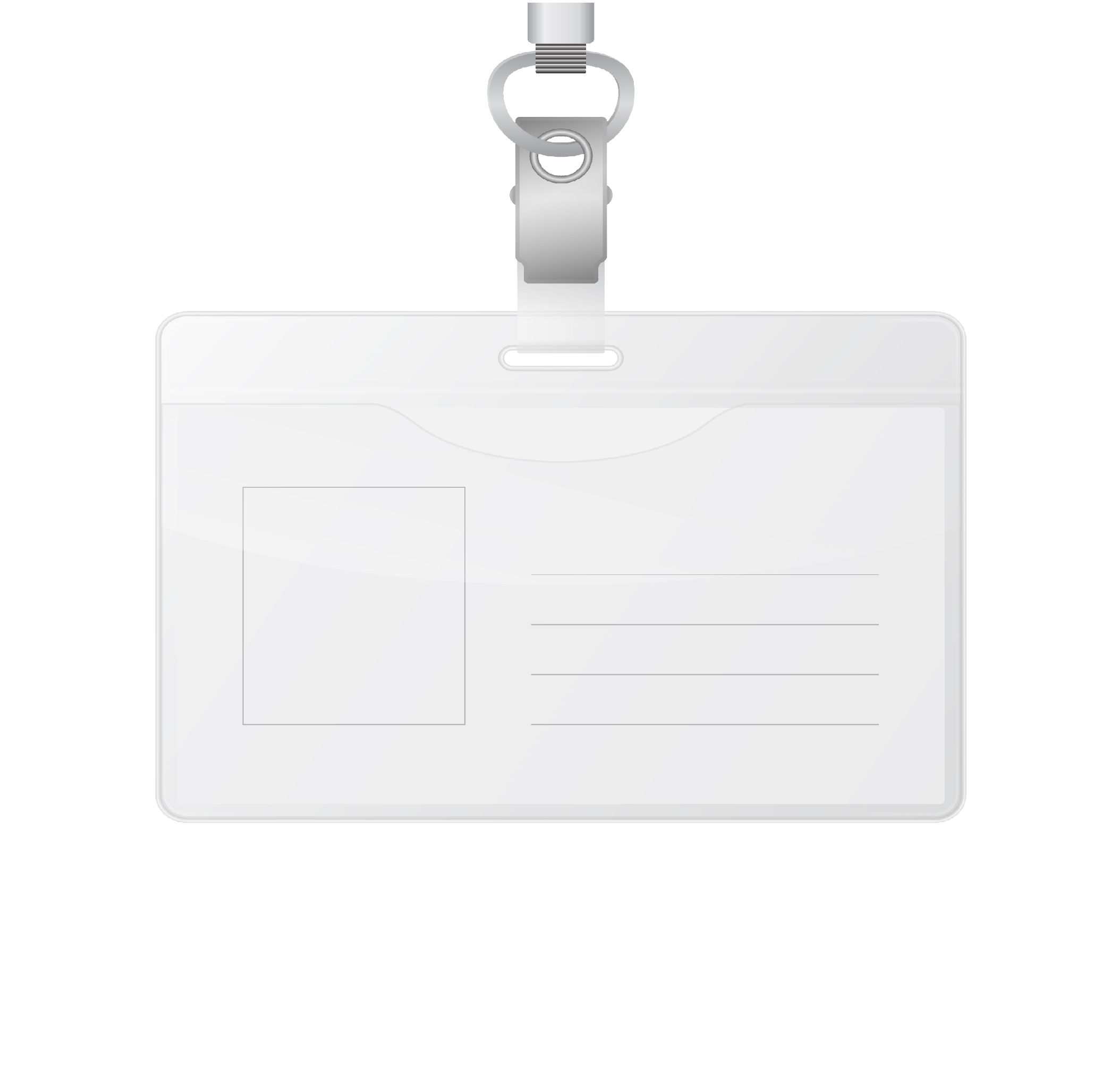 Horizontal Blank ID Card