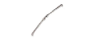 Nickel-Plated Steel Neck-Chain with Connector - 100 Pack