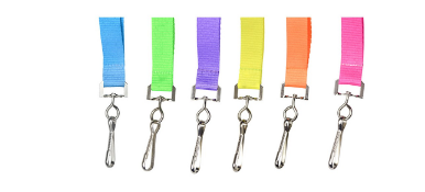 Neon 5/8" Breakaway Lanyard with Swivel Hook - 100 per pack