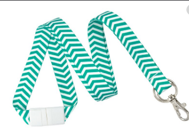 Fashion 5/8" Chevron Lanyards – Pack of 10