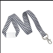 Fashion 5/8" Chevron Lanyards – Pack of 10