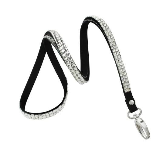 Fashion 3/8" Rhinestone Lanyards – Pack of 10