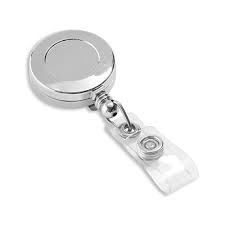 Metallic Round Badge Reel - Pack of 25