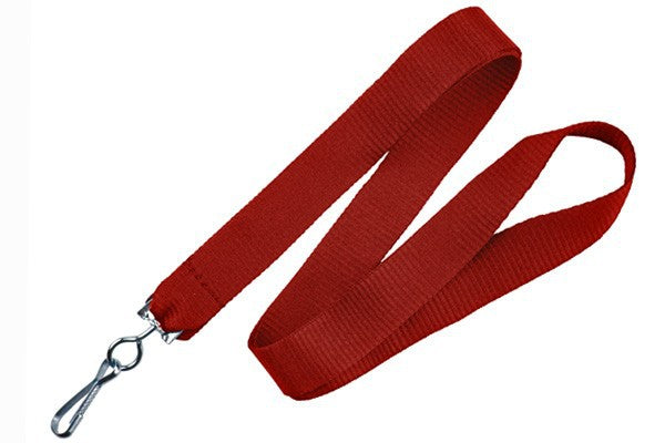 Extra Wide 3/4" Flat Ribbed Lanyards – Pack of 100